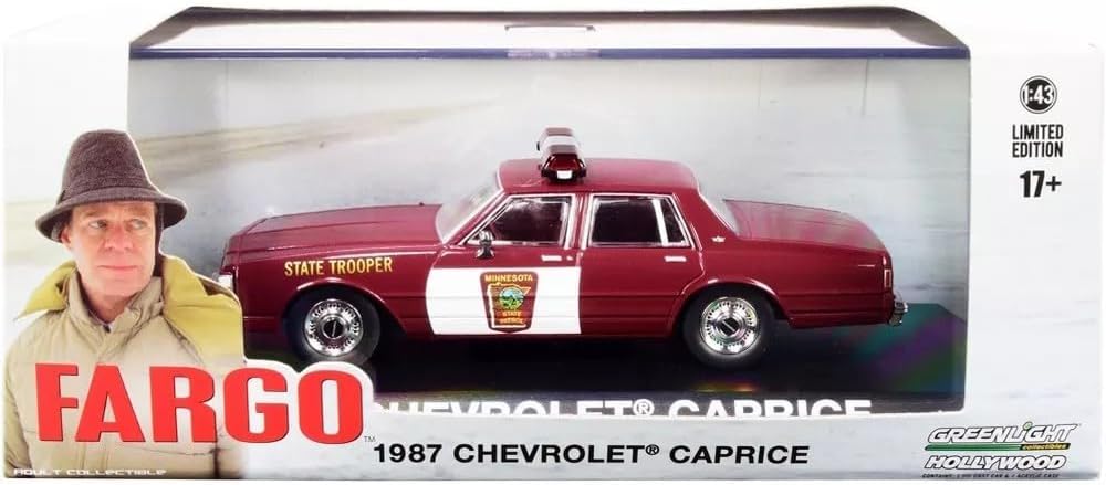 Greenlight Collectibles - Fargo 1996 Chevrolet Caprice Minnesota State Trooper Car (1:43 Scale) Die-cast Model Car