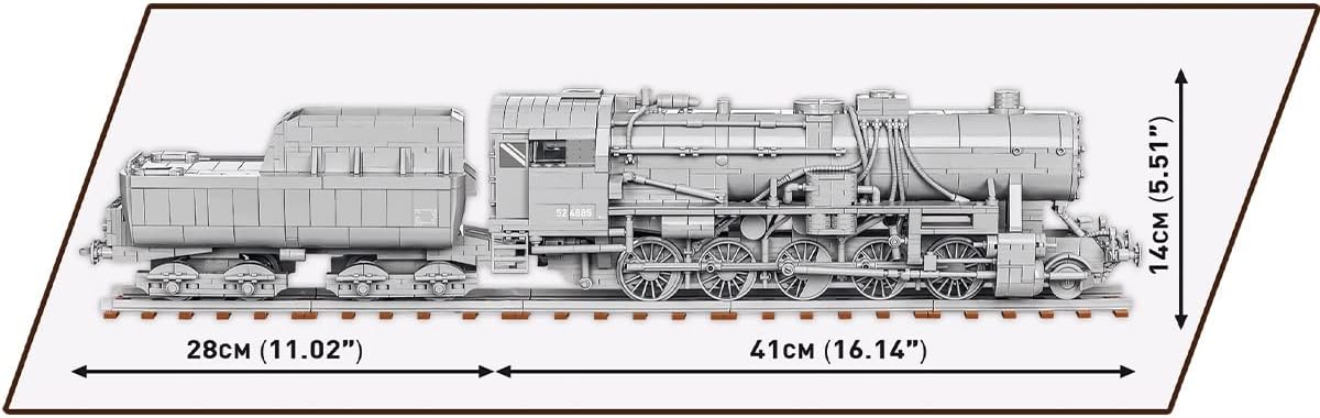 Cobi - Historical Trains - KRIEGSLOKOMOTIVE BAUREIHE (2,476 Pieces)