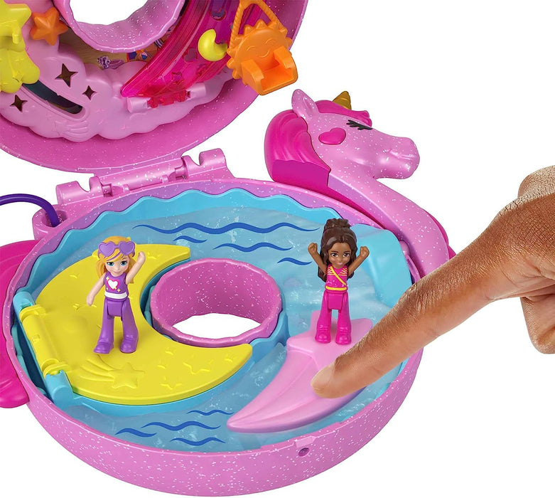 Polly Pocket Sparkle Cove Adventure Unicorn Floatie Playset