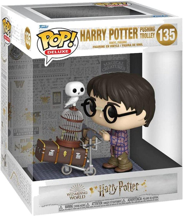 Funko - Deluxe: Harry Potter (Harry Potter Pushing Trolley)