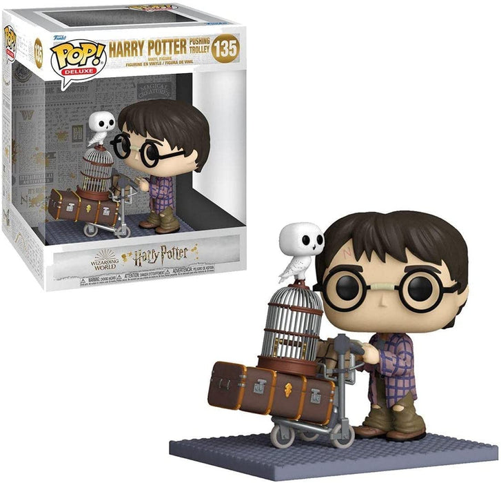 Funko - Deluxe: Harry Potter (Harry Potter Pushing Trolley)