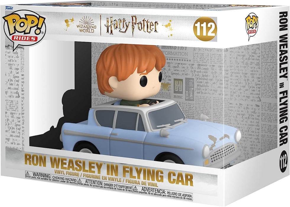 Funko - Rides: Harry Potter (Ron Weasley In Flying Car)