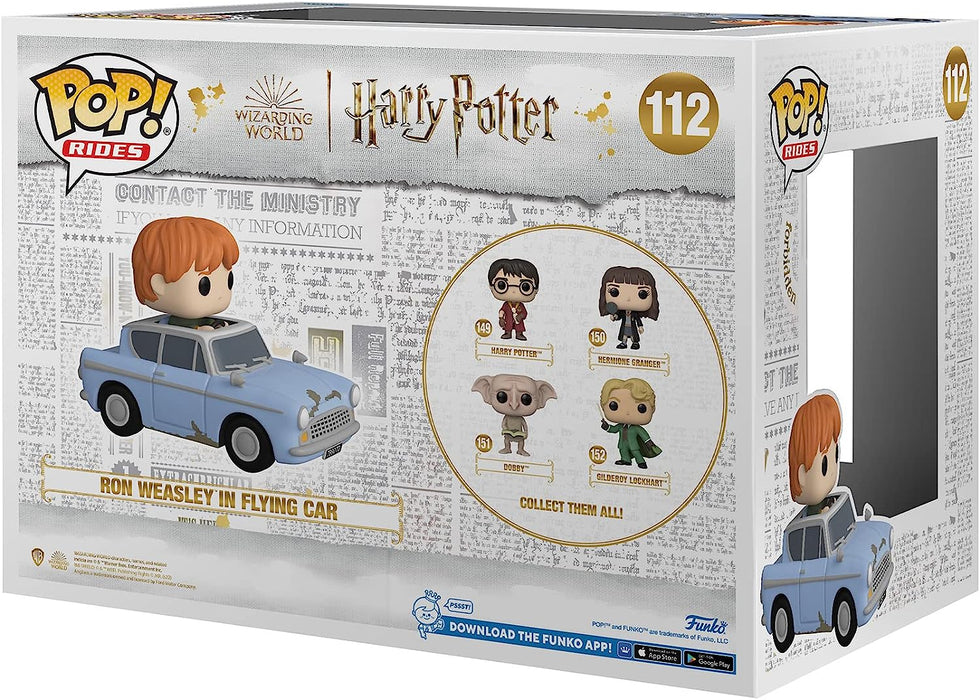 Funko - Rides: Harry Potter (Ron Weasley In Flying Car)