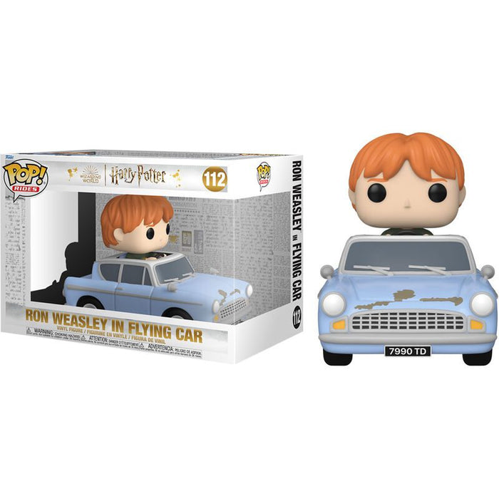 Funko - Rides: Harry Potter (Ron Weasley In Flying Car)