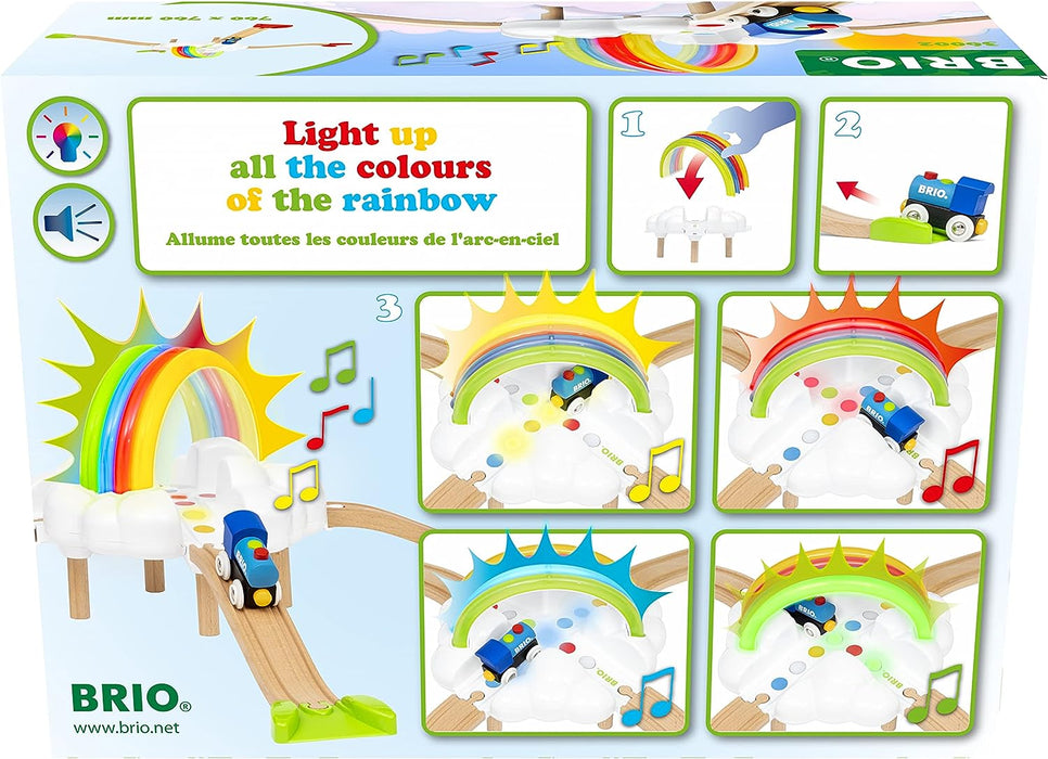 BRIO - My First Railway Light Up Rainbow Set