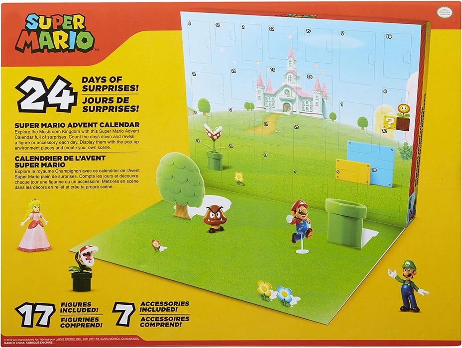 Super Mario Bros Mushroom Kingdom Advent Calendar - Merchoid