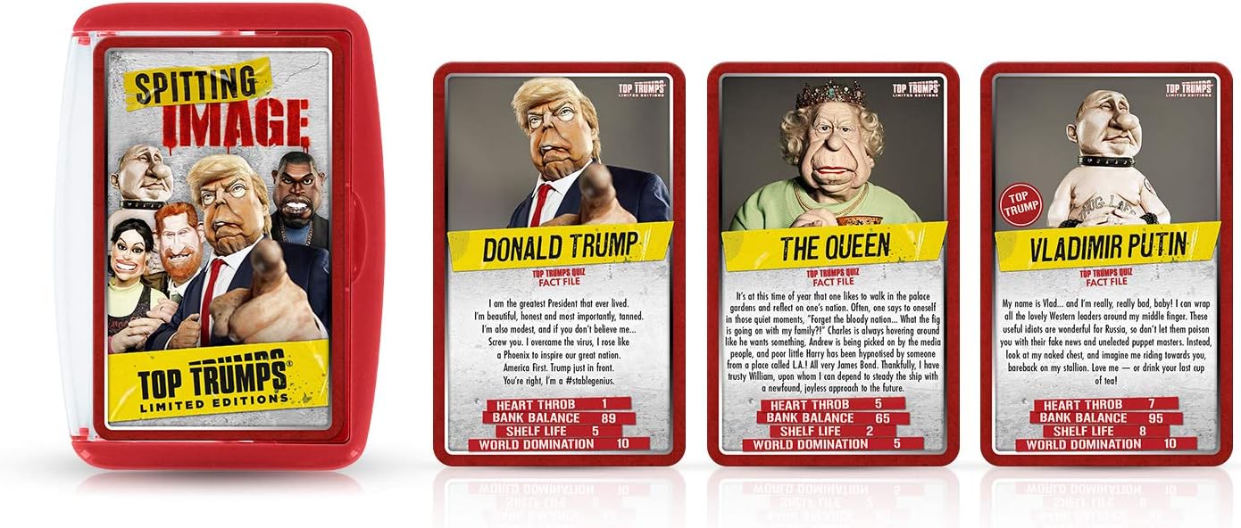 Top Trumps - Limited Edition Spitting Image Card Game