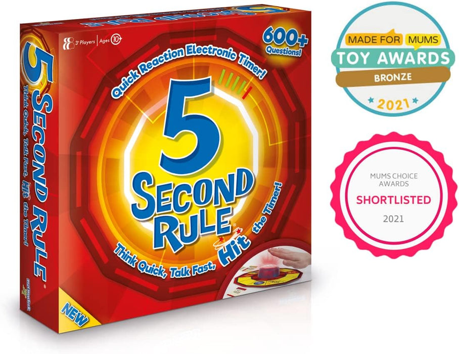 5 Second Rule Electronic Family Board Game