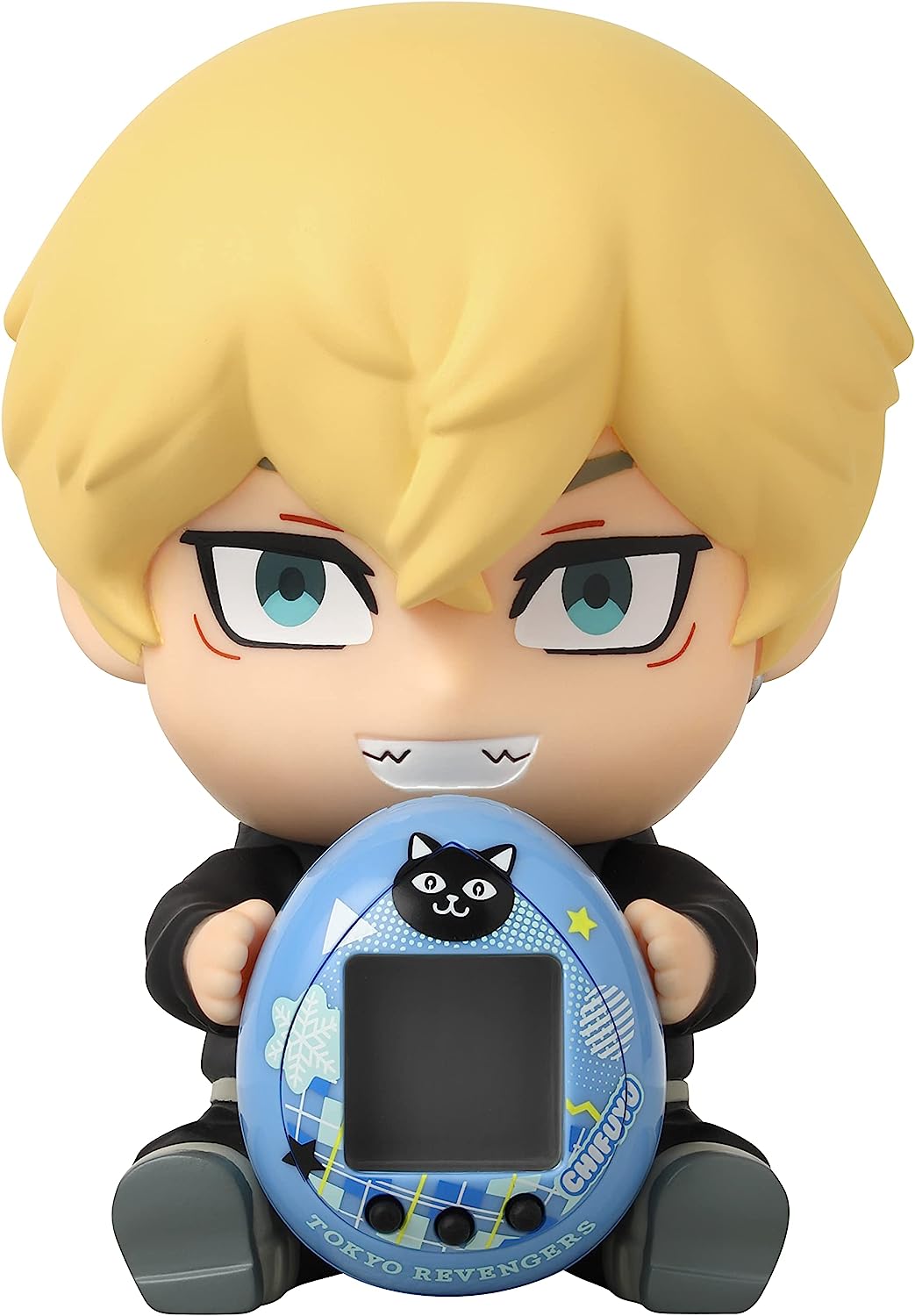  Bandai Tamagotchi Tokyo Revengers Mikey Version with Hugmy  Figure, 4 cm Virtual Pet Based on Tokyo Revengers Manga and Anime with  Collectable Mikey Hugmy Anime Merch