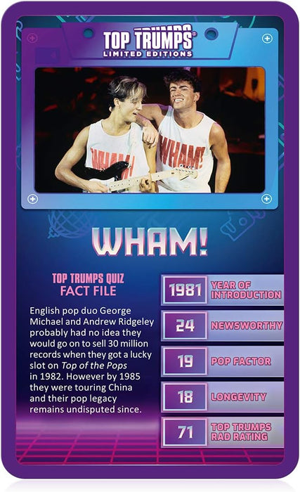 Top Trumps - Limited Edition 1980's Card Game