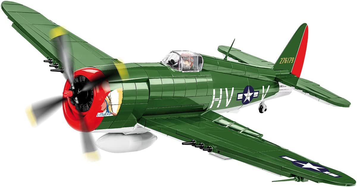 Cobi - World War II - P-47 THUNDERBOLT and TANK TRAILER (567 Pieces)