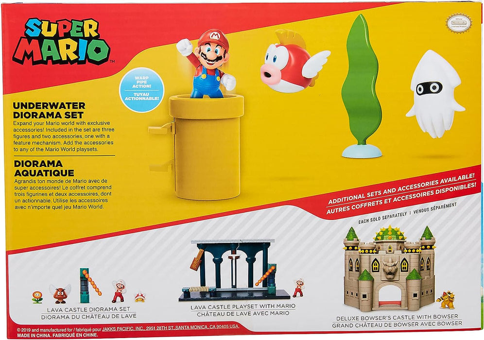 Nintendo - Super Mario Underwater Diorama Playset