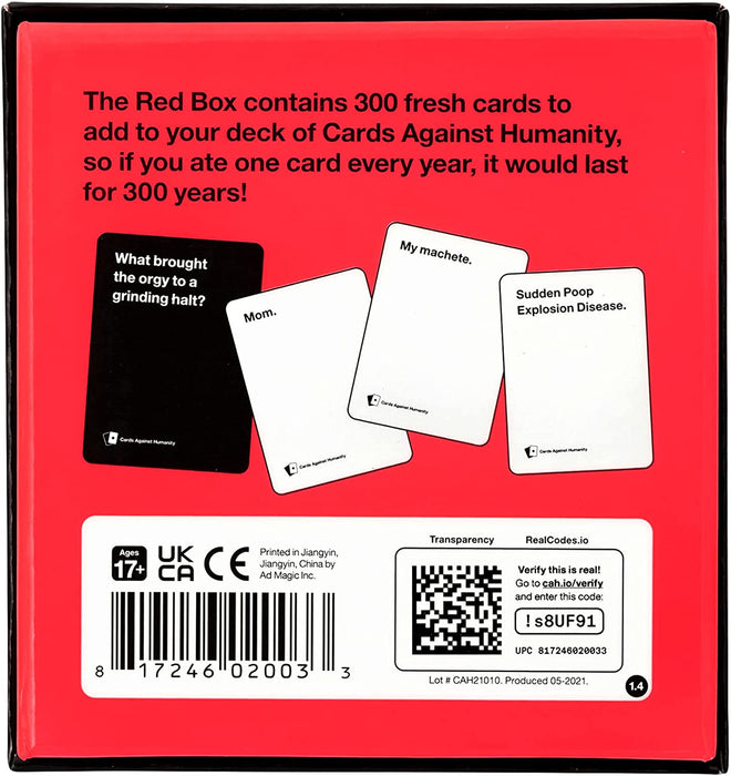 Cards Against Humanity - Red Box