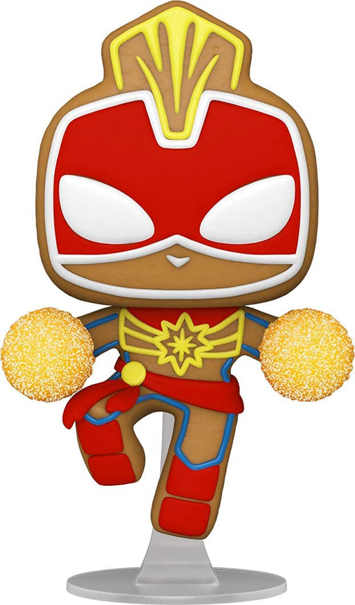 Funko - Marvel: Marvel Holiday (Gingerbread Captain Marvel) POP! Vinyl