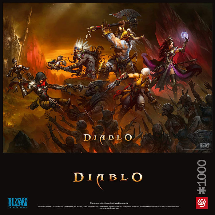 Diablo: Heroes Battle Jigsaw Puzzle (1000 Pieces)