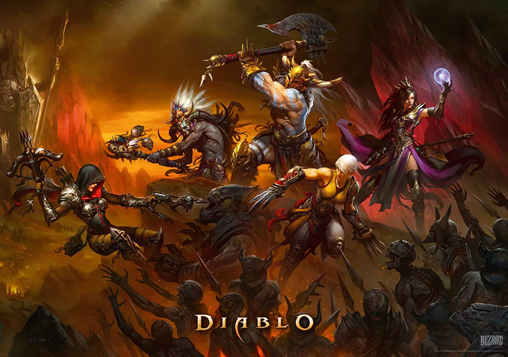 Diablo: Heroes Battle Jigsaw Puzzle (1000 Pieces)