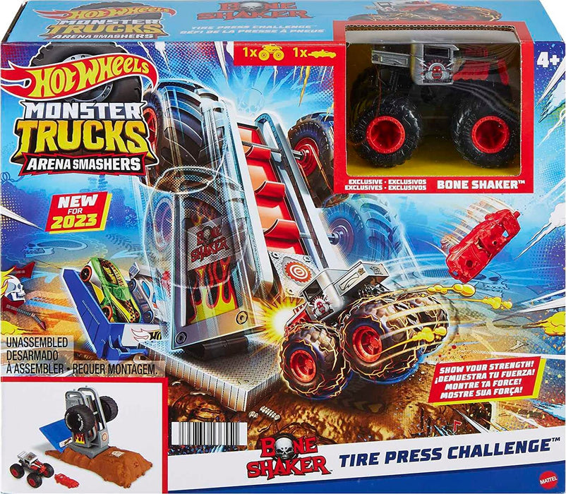 Hot Wheels Monster Trucks 5-Alarm Big Air Breakout Smash the Tower