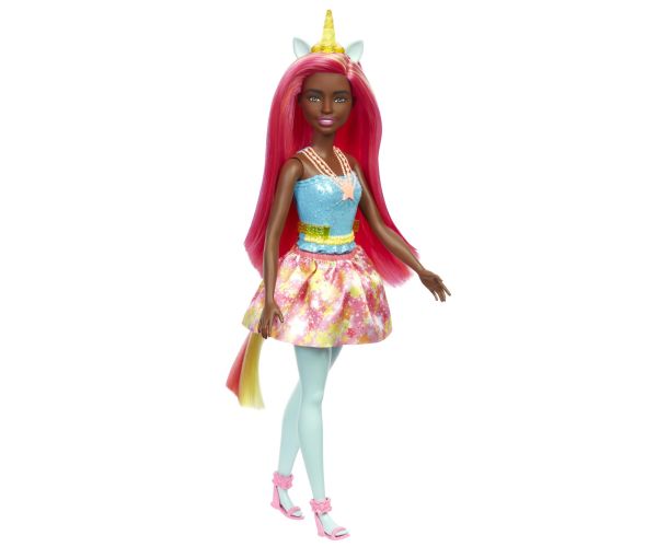 Barbie Dreamtopia Doll - Yellow Unicorn