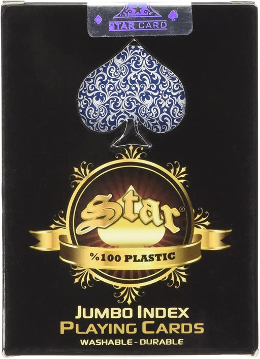 Staroyun1030653 Plastic Star Poker Jumbo Playing Card