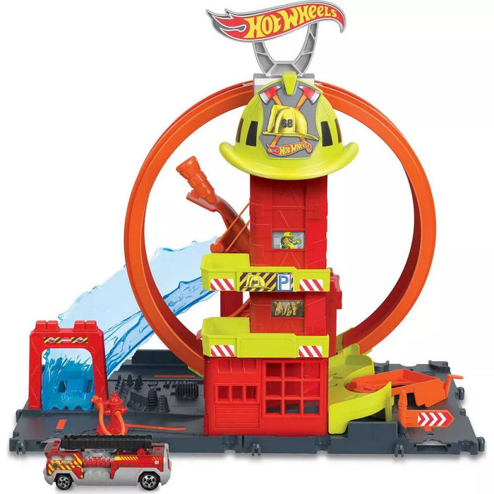 Hot Wheels - City Fire Station Playset