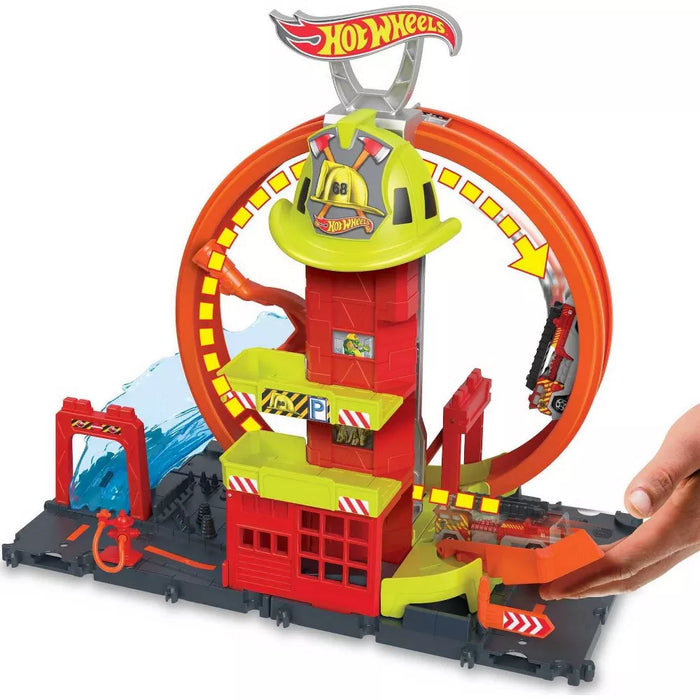 Hot Wheels - City Fire Station Playset