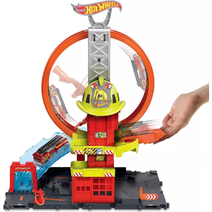 Hot Wheels - City Fire Station Playset