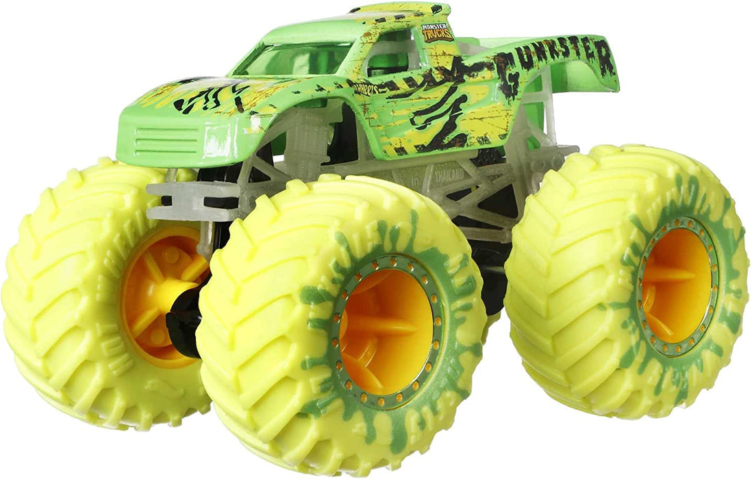 Hot Wheels - Monster Truck Glow In The Dark Car Bundle