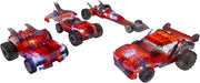 Laser Pegs Multi Models - 4-in-1 Red Racer