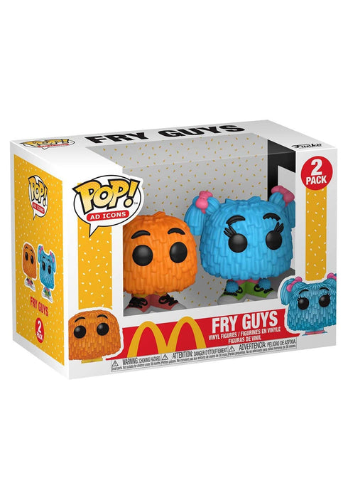 Funko - Ad Icons (2PK): McDonalds (Fry Guys - Orange & Blue) POP! Vinyl