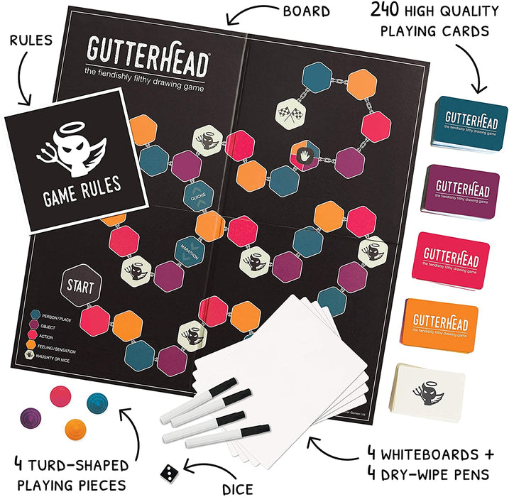 Gutterhead - The Fiendishly Filthy Drawing Game