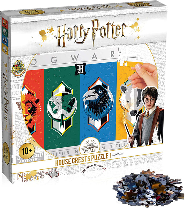 Harry Potter House Crests 500 Piece Puzzle