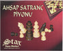 Staroyun1050224 11 x 13.5 x 4 cm Wooden Chessman No 1 Chess Set