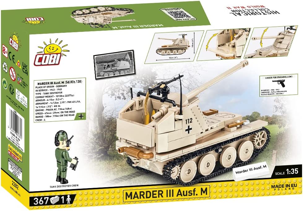 Cobi - World War II - MARDER III Ausf. M (367 Pieces)