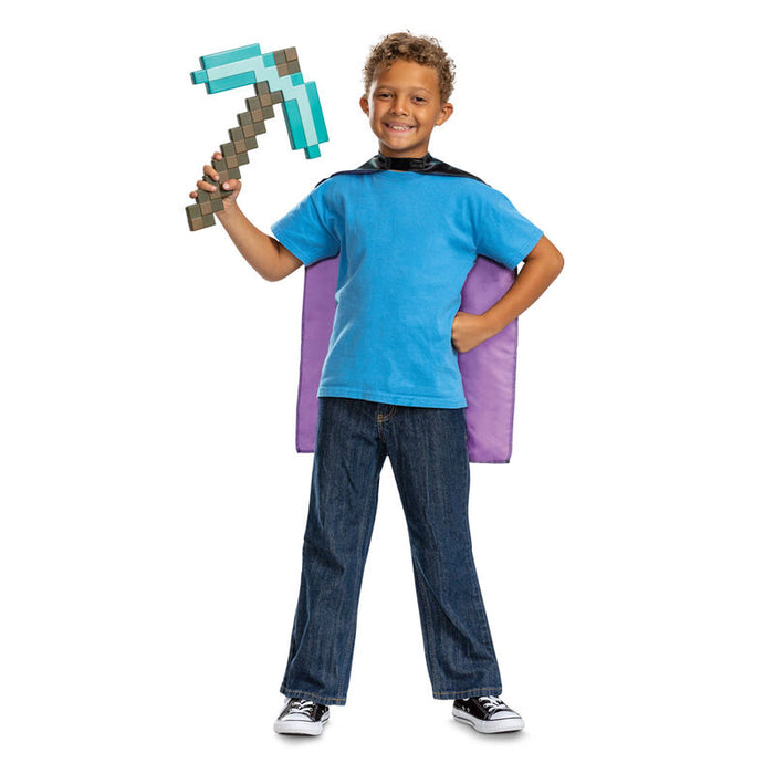 Minecraft Pickaxe & Cape Set