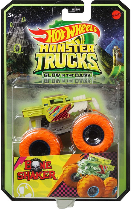 Hot Wheels - Monster Trucks Glow In The Dark (Assorted)