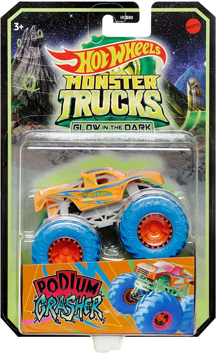 Hot Wheels - Monster Trucks Glow In The Dark (Assorted)