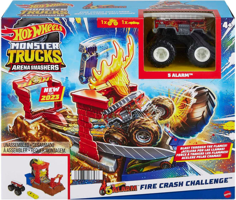 Hot Wheels Monster Trucks Arena Smashers - 5 Alarm