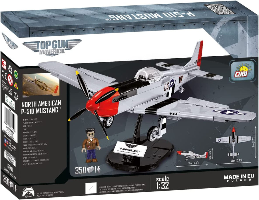 Cobi - Top Gun - Mustang P-51D (350 Pieces)