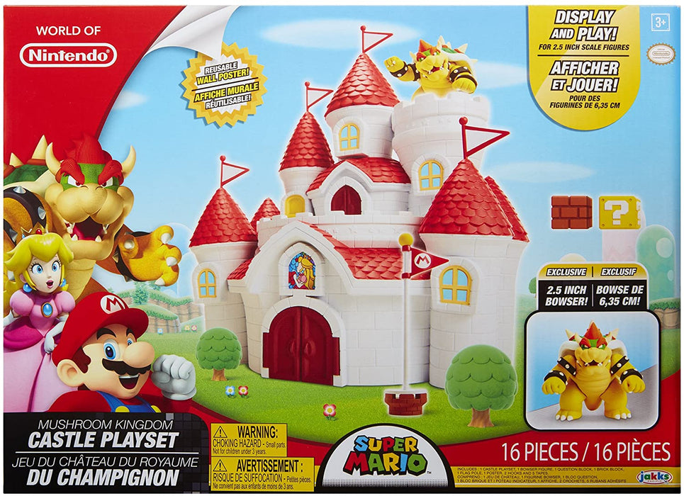 Nintendo - Mushroom Kingdom Castle Playset