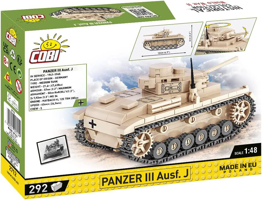 Cobi - World War II - PANZER III AUS F J 292 PCS