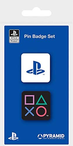 Playstation (Shapes) Enamel Pin Badge set