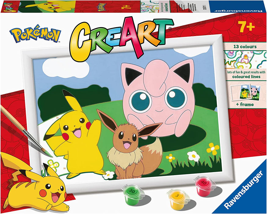 CreArt Paint By Numbers - Pokemon Classics