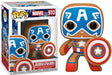 Funko - Marvel: Marvel Holiday (Gingerbread Captain America) POP! Vinyl