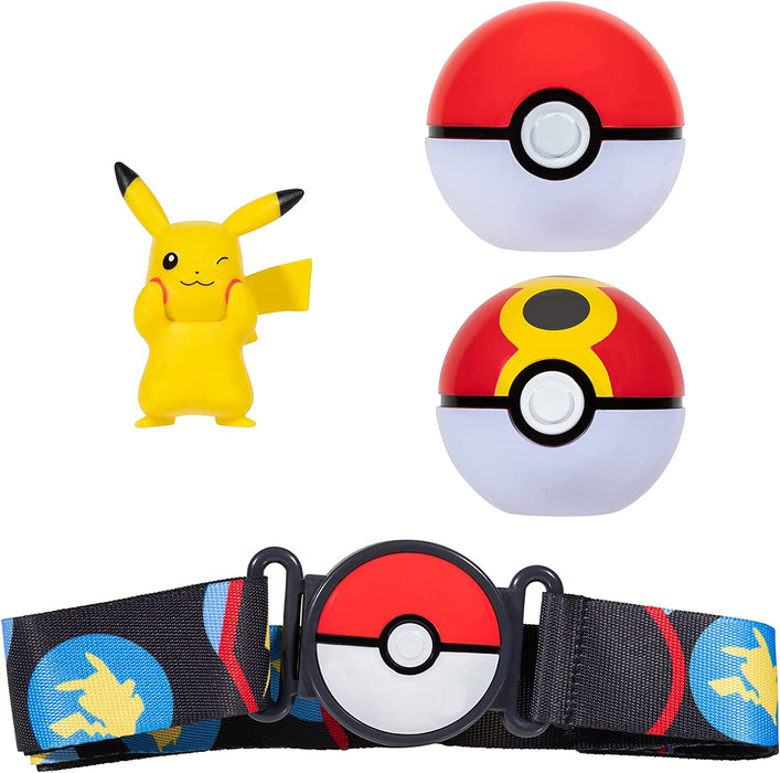 Pokémon - Ensemble pour ceinture Clip'n'Go Poké Ball, Luxe Ball