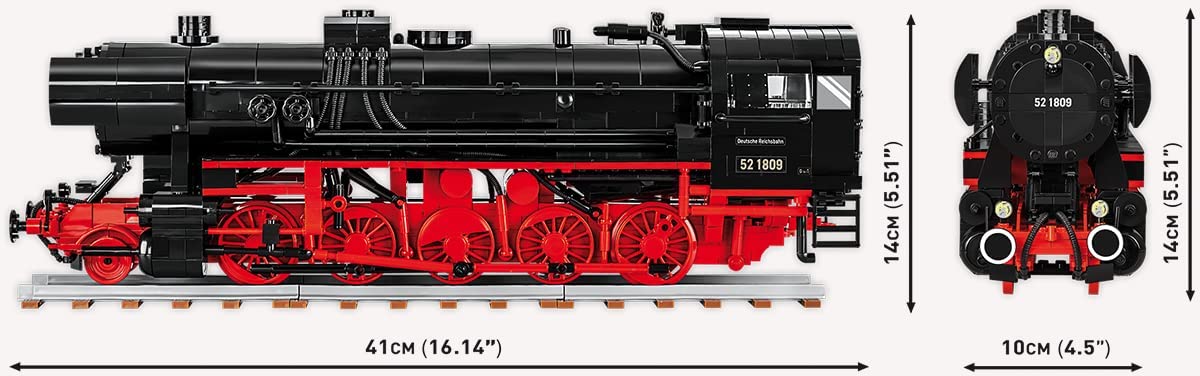 Cobi - Historical Trains - Steam Locomotive DRB 52 (1,723 Pieces)