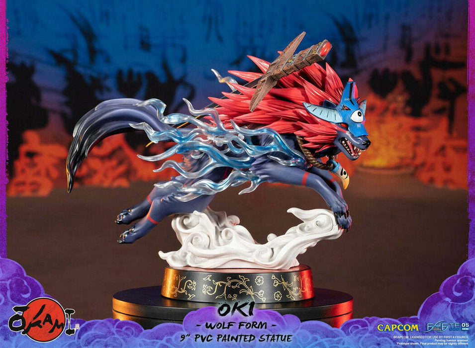 First4Figures - Okami (Oki - Wolf Form) PVC Figurine