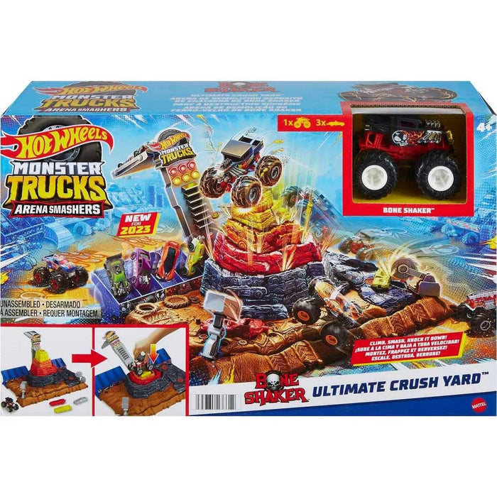 Hot Wheels - Monster Trucks Arena Ultimate Crush Yard Playset