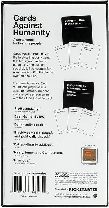 Cards Against Humanity - UK Box Card Game